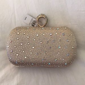 Brand new rhinestone crystal clutch